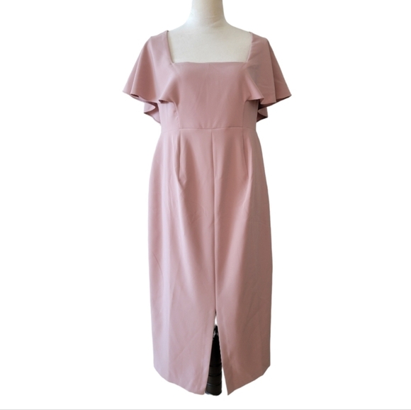 NWT ASOS Maternity Angel Sleeve Dress Size 8 - Picture 3 of 5
